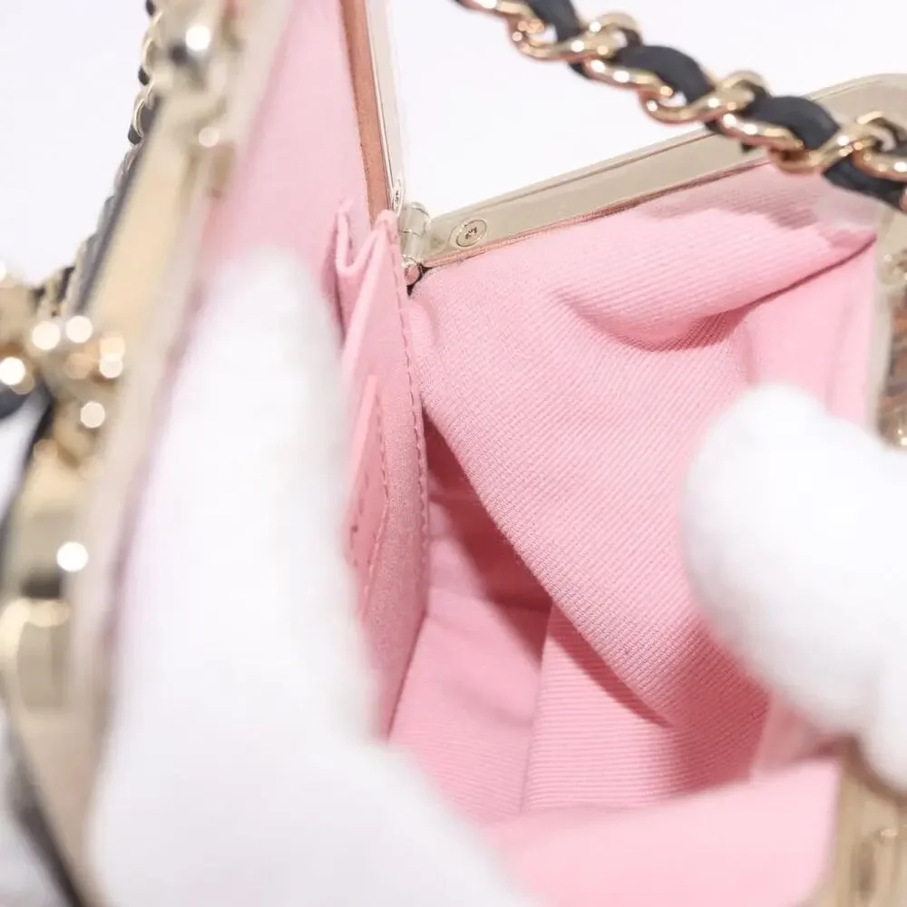 Chanel Matelasse Chain Shoulder Bag Black